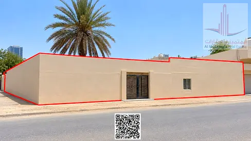 Commercial Arabic House for Sale in Al Rashidiya Ajman on Main Road with 20 Rooms and AED 230K Annu