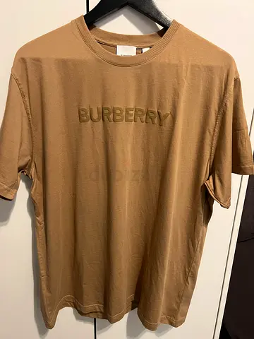 Burberry Men's Logo T-Shirt in Beige