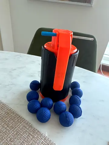 🔫Tactical Nerf bomb toy for CS games and outdoor fun, bomb toy Nerf🔫🔵 (17 soft balls included)🔵