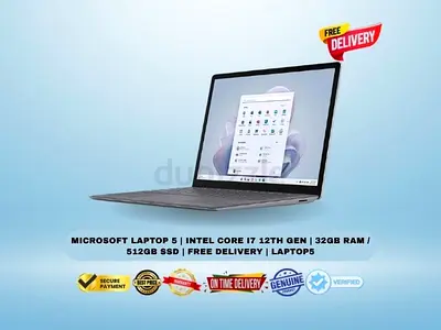 Microsoft Laptop 5 | Intel Core i7 12th Gen | 32GB RAM / 512GB SSD | Free Delivery | Laptop5