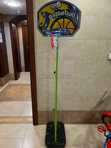 Adjustable Kids Portable Basketball Hoop with Base