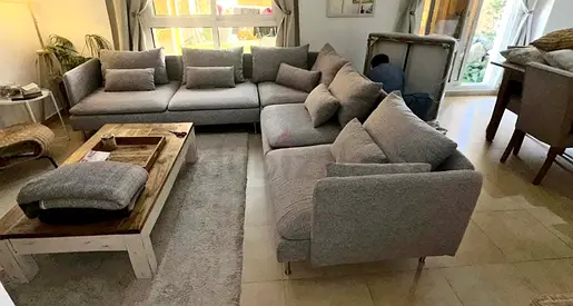 Like new Condition Ikeà _ Sodhremn Corner Sofa light gray