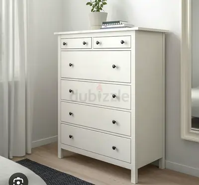 Hemnes Chest of 6 drawer ikea brand