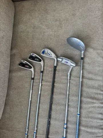 US Kids Golf UL42-s Complete Set (Left-Handed, Black/Blue Bag)