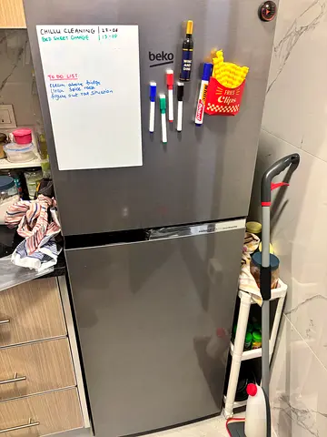 Beko Stainless Steel Fridge - excellent Working Condition