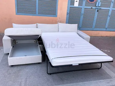 Ikea vimle L shape sofa bed Beige Excellent Condition
