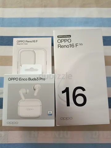 OPPO Reno16 F 5G with Enco Buds3 Pro earbuds brand new with original box