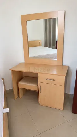 3-Piece Bedroom Furniture Set – Bed Frame, Wardrobe & Dressing Table