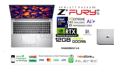 ● ZBOOK FURY 16 ● RTX 12GB + 12th i7 12850HX - Serious Performance . studio xps precision 7680 7670