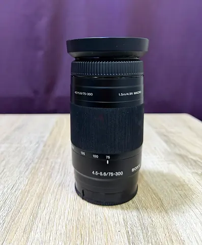 Sony 75-300mm f/4.5-5.6 Telephoto Zoom Lens (Used)