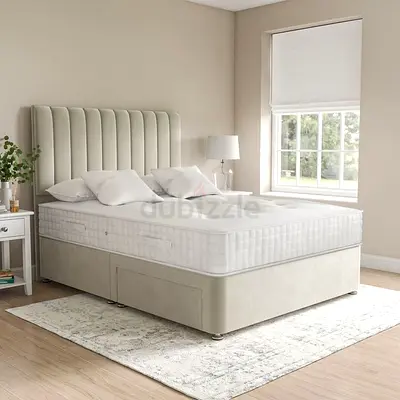 Brand New beige colour 160*200 queen size bed