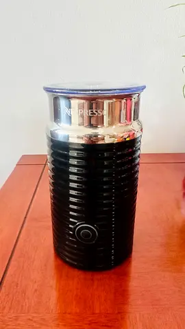 Nespresso Aeroccino Milk Frother - Black/Silver (brand new) without power cord