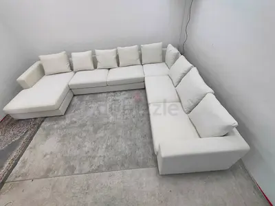 The One Brand off white color Ushape sofa