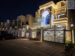 Ultra Luxury 6 Master Bedroom White Villa for Sale in Al Helio 2, Ajman – Prime Location | Outdoor