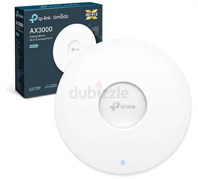 TP-Link Omada AX3000 Wi-Fi 6 Ceiling Mount Access Point (EAP650) - Brand New