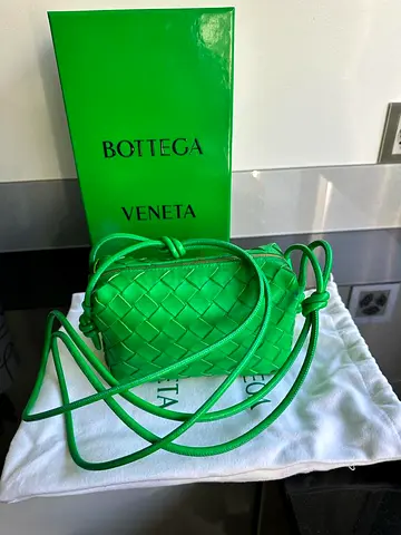 Bottega Veneta Mini Loop Green Cassette Bag
