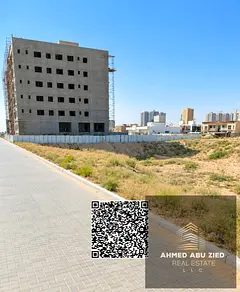 Residential and commercial land for sale in Al Aaliyah, Ajman (G+5)—the first lot on the main stre