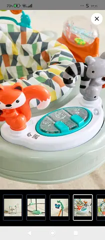 Lightweight Baby Activity Walker with Toys and Seat (Good Condition)