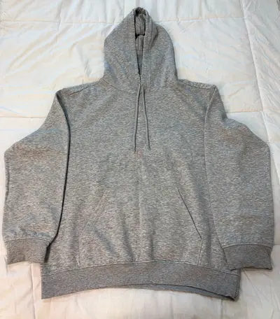 Gray H&M Pullover Hoodie - Unisex Casual Sweatshirt