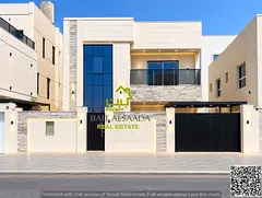 Modern villa (directly on Mohammed Bin Zayed Road) with spacious areas, comprising two floors and a 