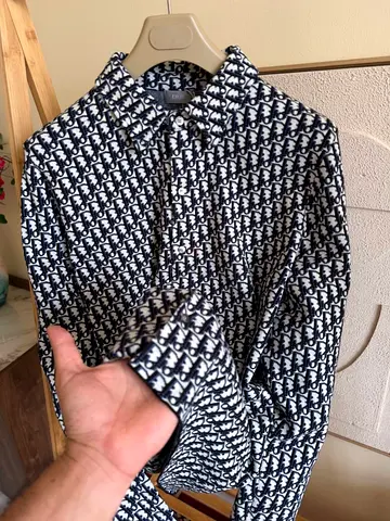 Dior Black & White Shirt (SUPER MASTER QUALITY)