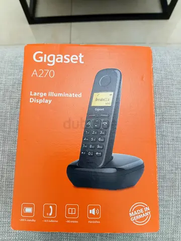 Gigaset A270 Cordless Phone with Base - Good Working Condition