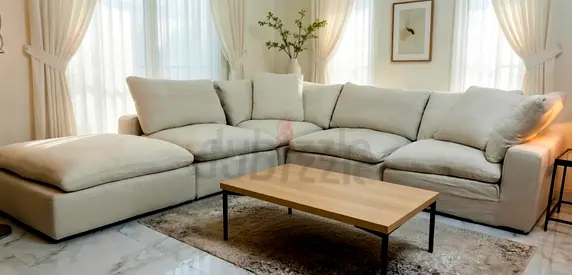 Marina home luscious original feather filled Sofa Beige
