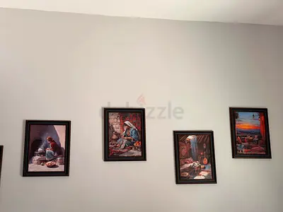 Set of 5 Framed Wall Art Set – Oriental Heritage Paintings