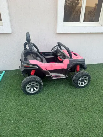 Kids Pink Electric Ride-On Buggy for 2 — Used