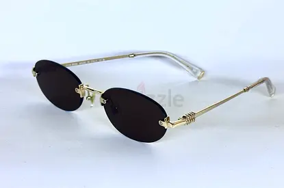 Miu Miu MU A54S Rimless Oval Sunglasses