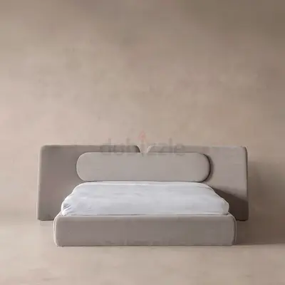 Brand new Modern Upholstered king Bed with Headboard