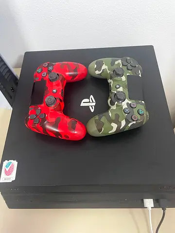 Sony PlayStation 4 with Two Controllers