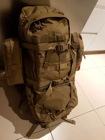 5.11 (100 Rush) - Large 60L tactical / hiking backpack with hip belt - Brand new