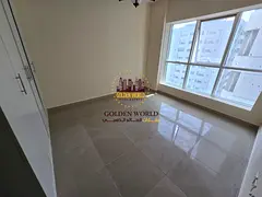 2BR apartment in Al Majaz 2, Sharjah, AED 44,000/year. Central AC, master bedroom, 3 bathrooms, buil