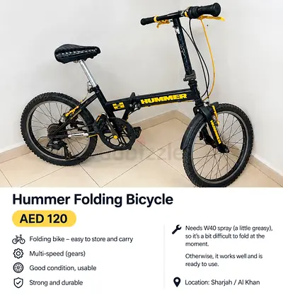 Hummer folding Bicycle