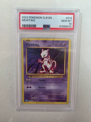 PSA 10 Mewtwo #014/034 - 2023  Pokemon Classic Collection - Psychic/ Barrier - GEM MINT