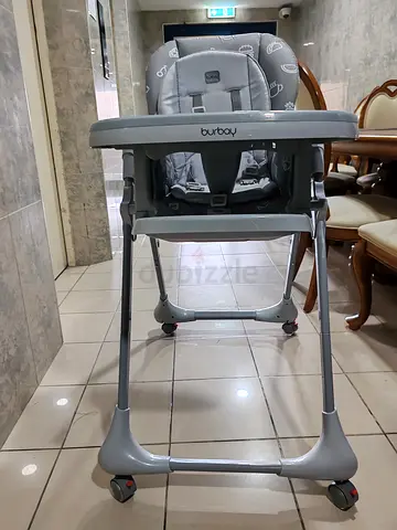 Burbay Baby High Chair with Wheels