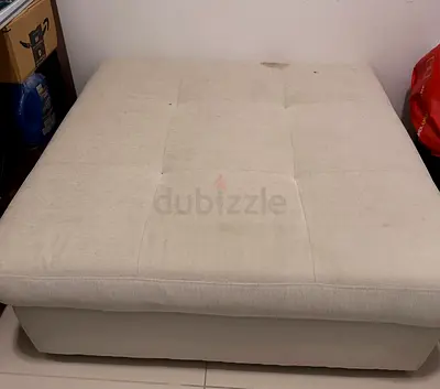 3 pieces sofa set + ottoman 130 AED