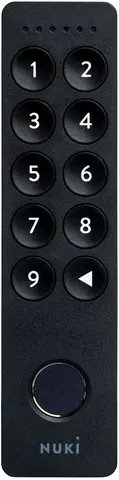 Nuki Keypad 2 Door with Code or Fingerprint Quick and Comfortable Opening Perfect Accessory for NUKI