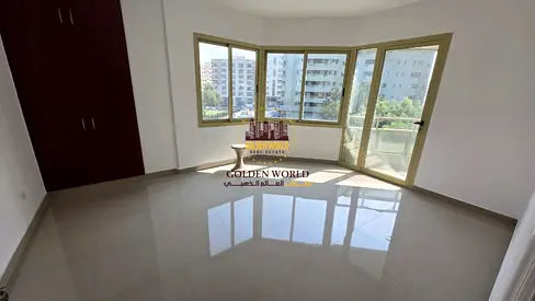 English Title: 3BR Apartment with Balcony, Free AC & Parking in Al Majaz 2 Near the Park