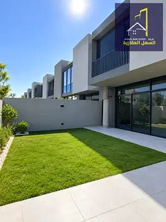 Corner 4-Bedroom Townhouse for Sale in Sendian – Masaar | Freehold Ownership for Arabs | Private G