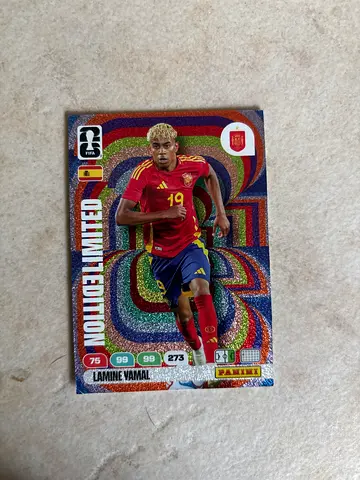 Limited Edition FIFA Panini Football Trading Card - Lamine Yamal