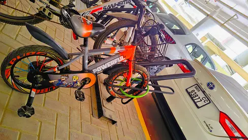 Kids 12-inch Bicycle with Training Wheels — Good Condition