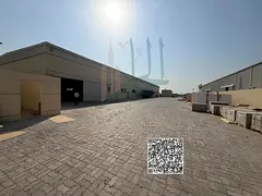 A spacious warehouse is available for rent in Al Sajaa, suitable for industrial, commercial, and sto
