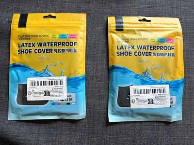 2 Packs Waterproof Latex Shoe Covers (New)
