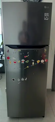 LG 333 Liters Top Mount Refrigerator, Dark Graphite Silver Good Working Condition