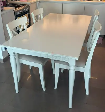 IKEA RÖSENTORP Dining Table & Chairs