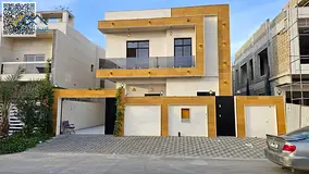 Luxury 5-bedroom villa for rent in the upscale Al Yasmeen neighborhood, Ajman. Enjoy the highest lev