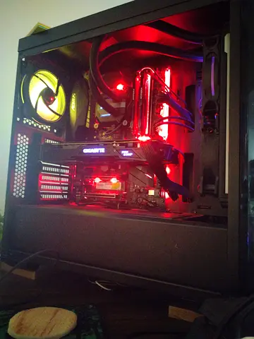 Gaming PC for sale with gaming monitor