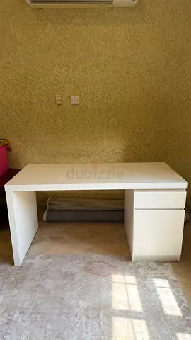 IKEA MALM Desk – White 140×65 cm
